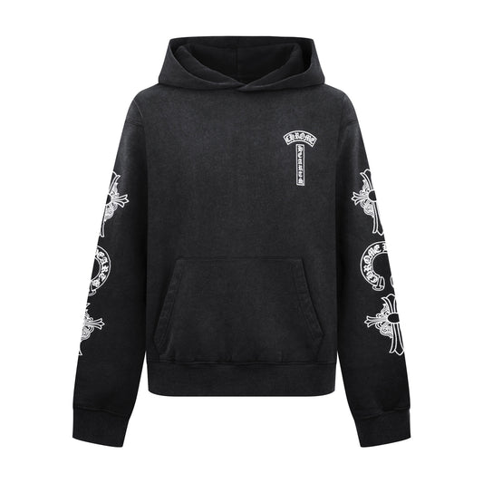 2026 New Model CH Logo Washed Antique Hoodie (AA1051-B35)