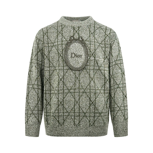 2026 New Style CD Emblem Embroidered Vine Pattern Sweater (AA1037-B60)