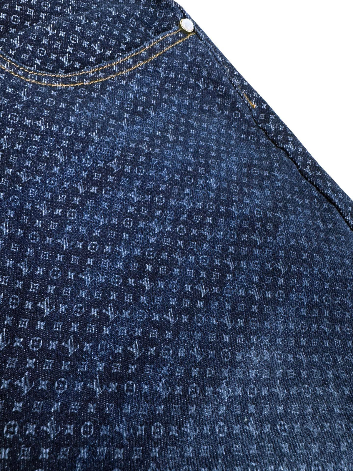 2026 New Model LY Printed Label Denim Pants (AA1038-B90)