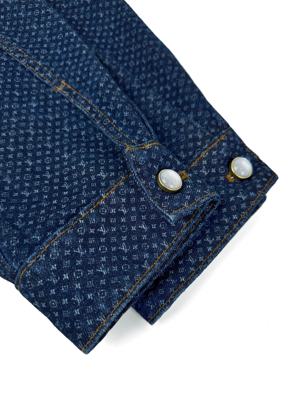 2026 New Model LY Full-Print Logo Zipper Denim Jacket (AA1032-C30)