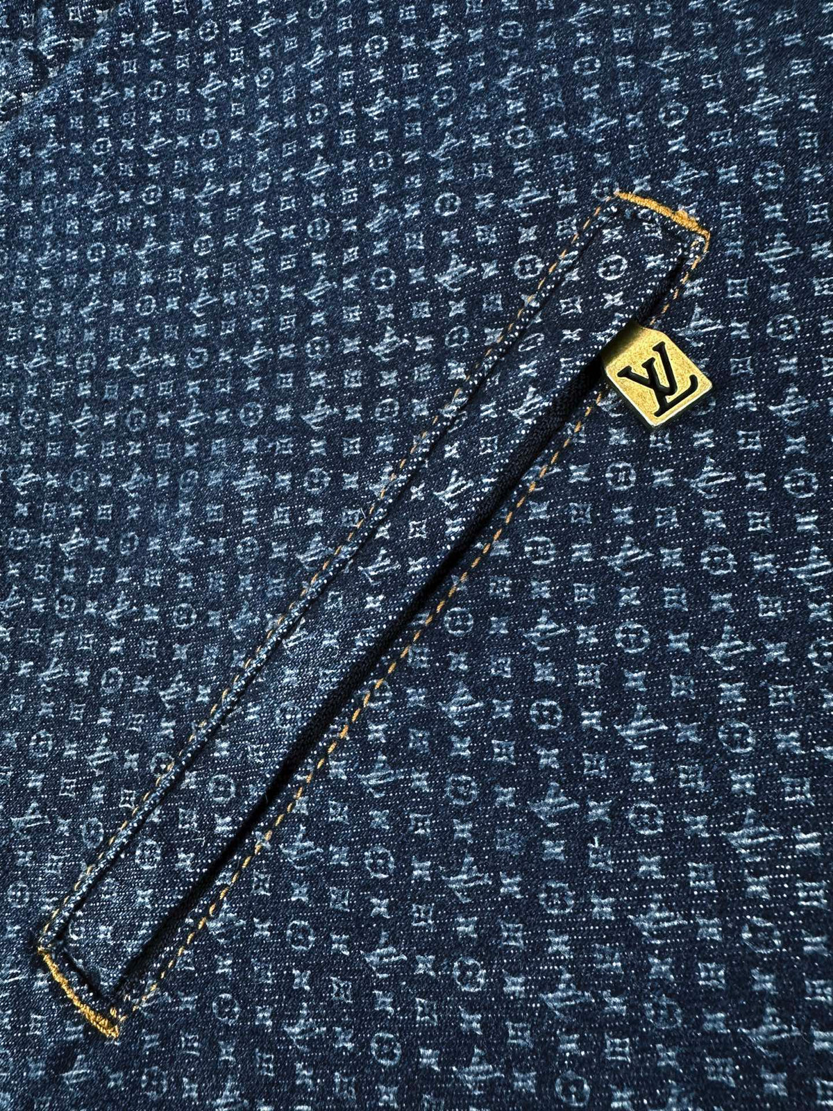 2026 New Model LY Full-Print Logo Zipper Denim Jacket (AA1032-C30)