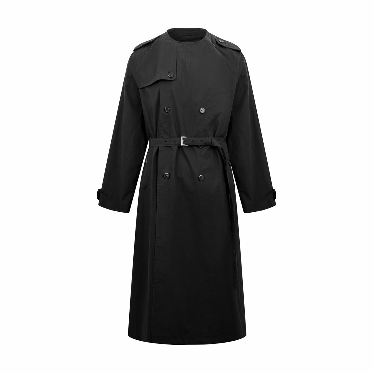 2026 Women's Triangle Brand Triangle Logo Double-Peaked Coat (FF835)