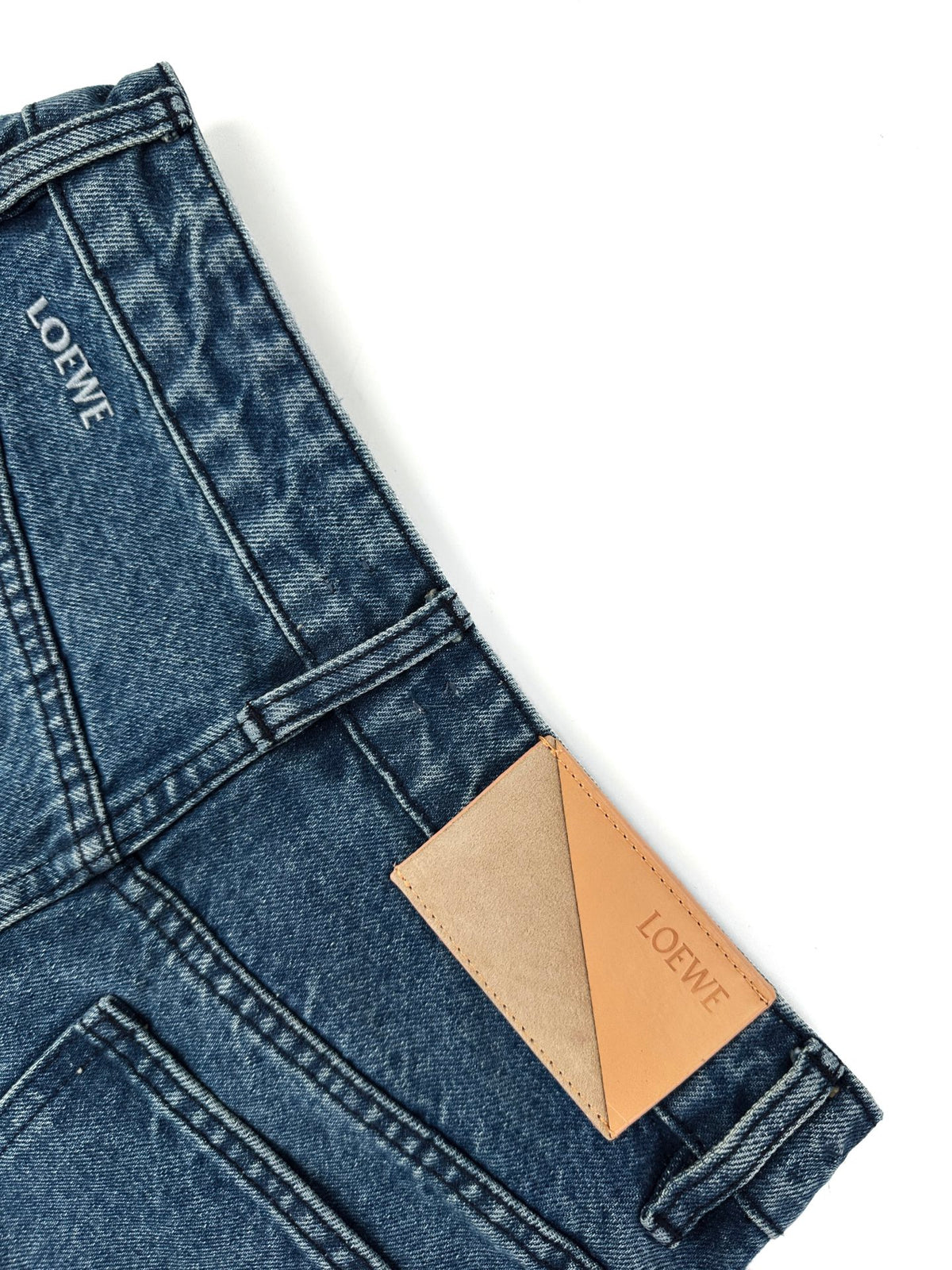 2026 New Style Way Embroidered Logo Printed Denim Pants (BB4044-B75)