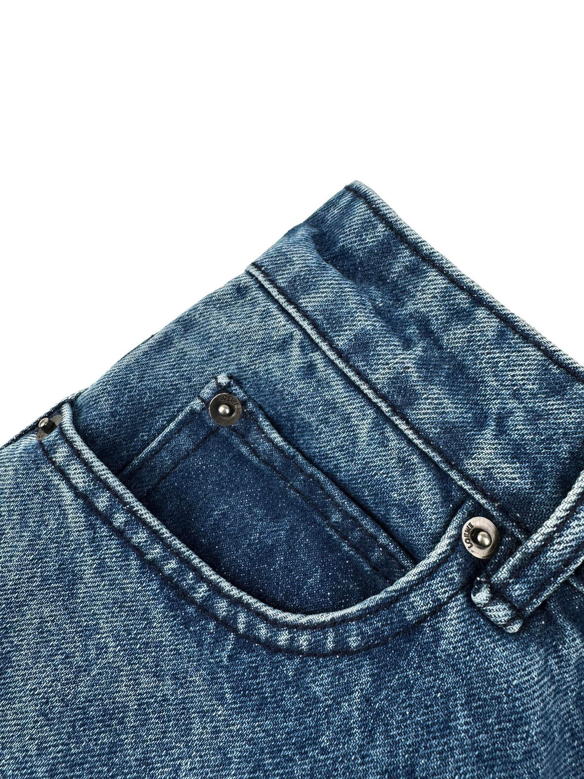 2026 New Style Way Embroidered Logo Printed Denim Pants (BB4044-B75)
