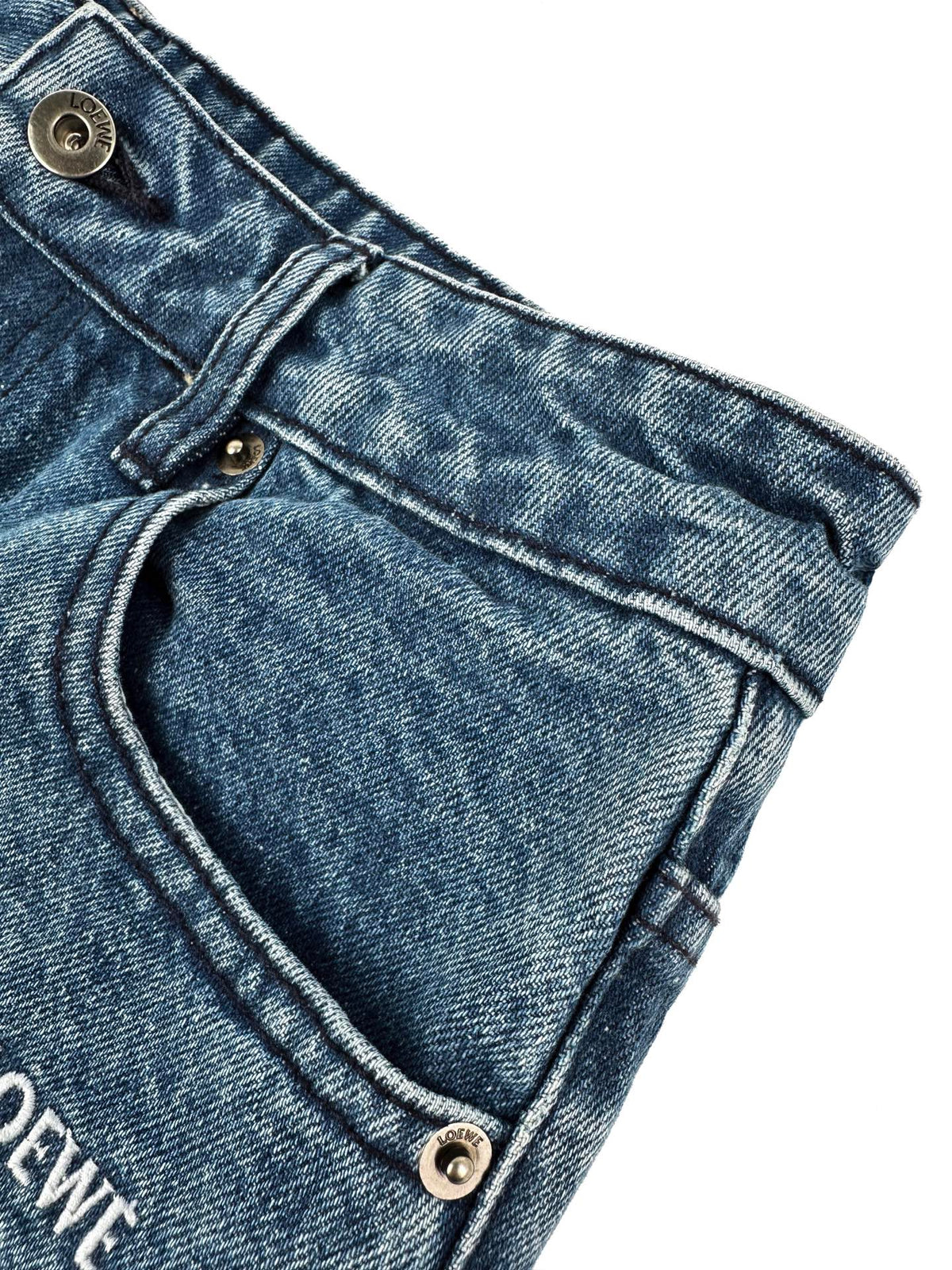 2026 New Style Way Embroidered Logo Printed Denim Pants (BB4044-B75)
