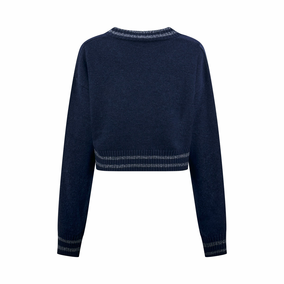 2026 New Heart A Jacquard Rundhals-Strickpullover (25374-B30)