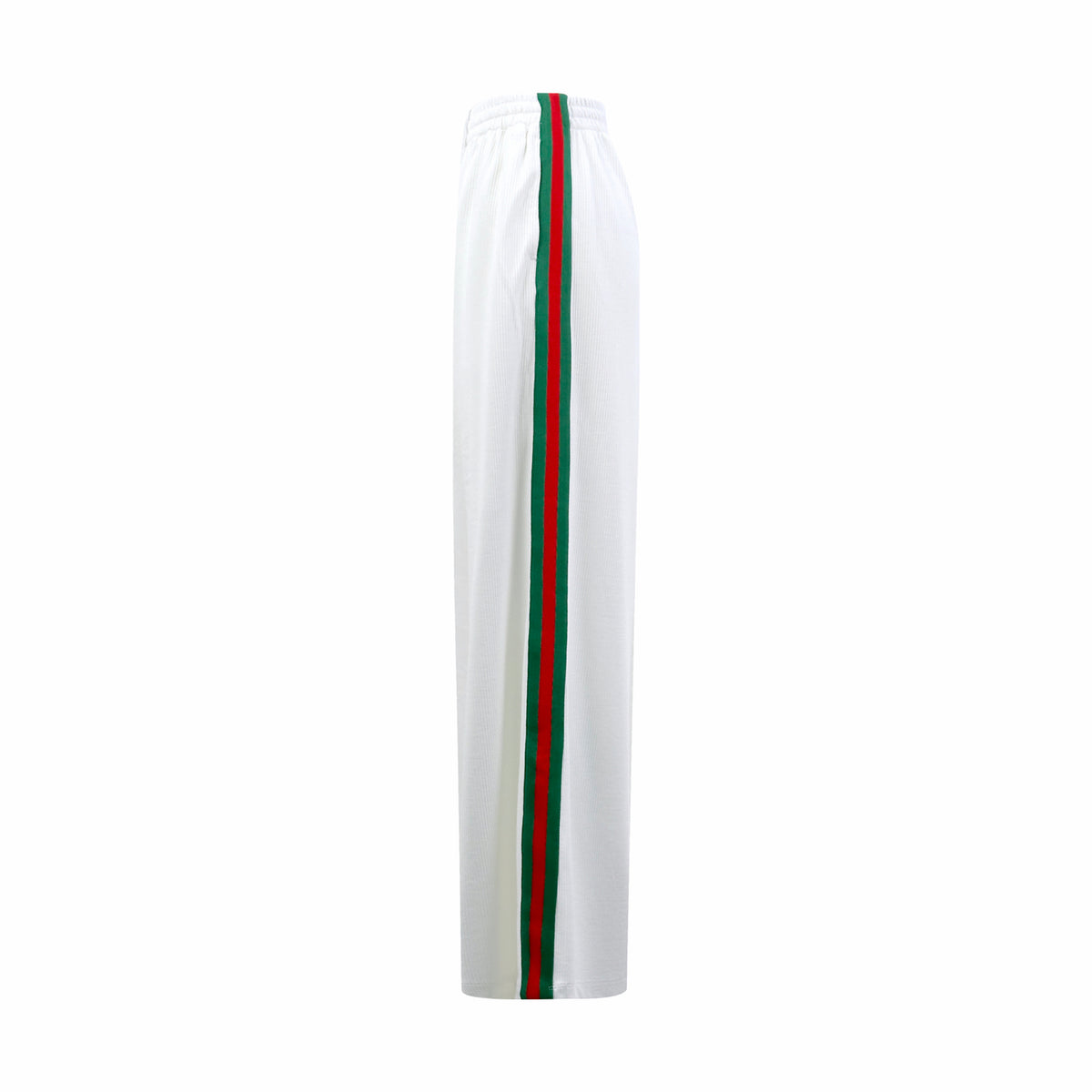 2026 Women's GU Embroidered Color-Contrasting Striped Pants (DD182)