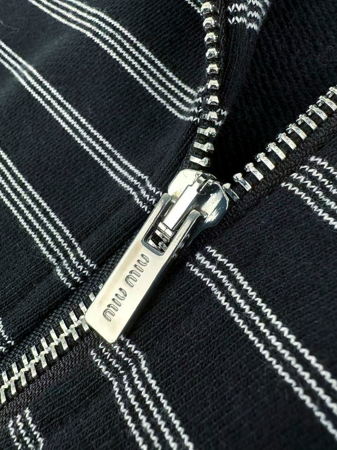 2026 New MM Logo Striped Zip-Up Jacket (CC7054-C15)